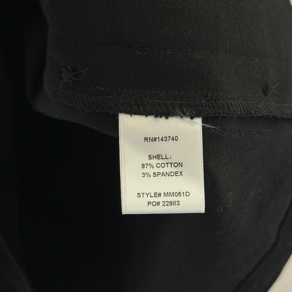 Hyacinth House Tuckernuck Black Mini Dress Large Twill Sleeveless Side Button - Picture 6 of 10